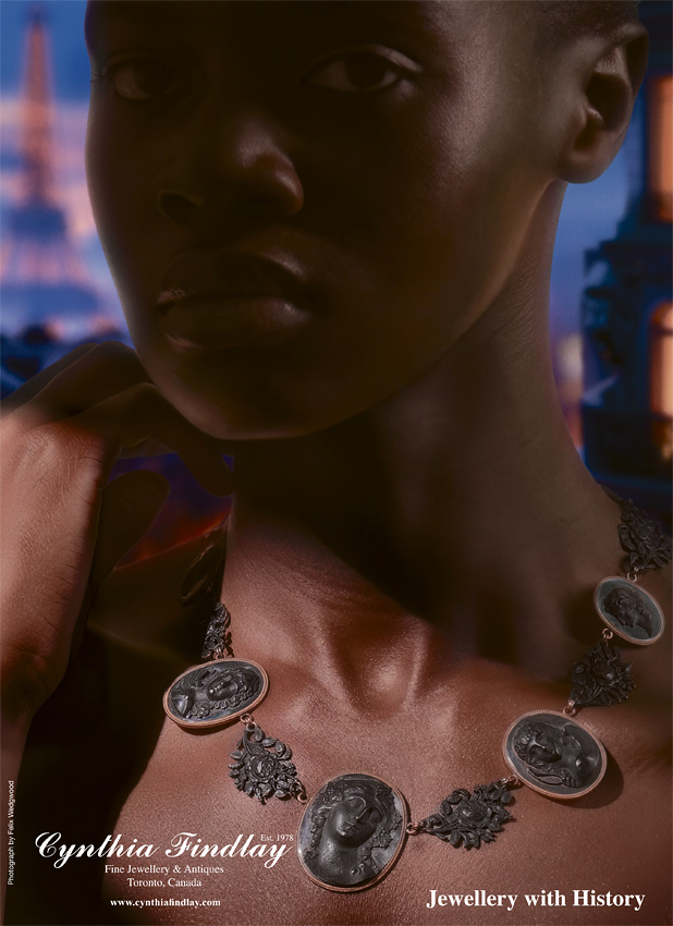 Style Advisor - Titled Jewellery WIth History - Berlin Ironwork Necklace Ad - The Globe And Mail - Cynthia Findlay Fine Jewellery & Antiques